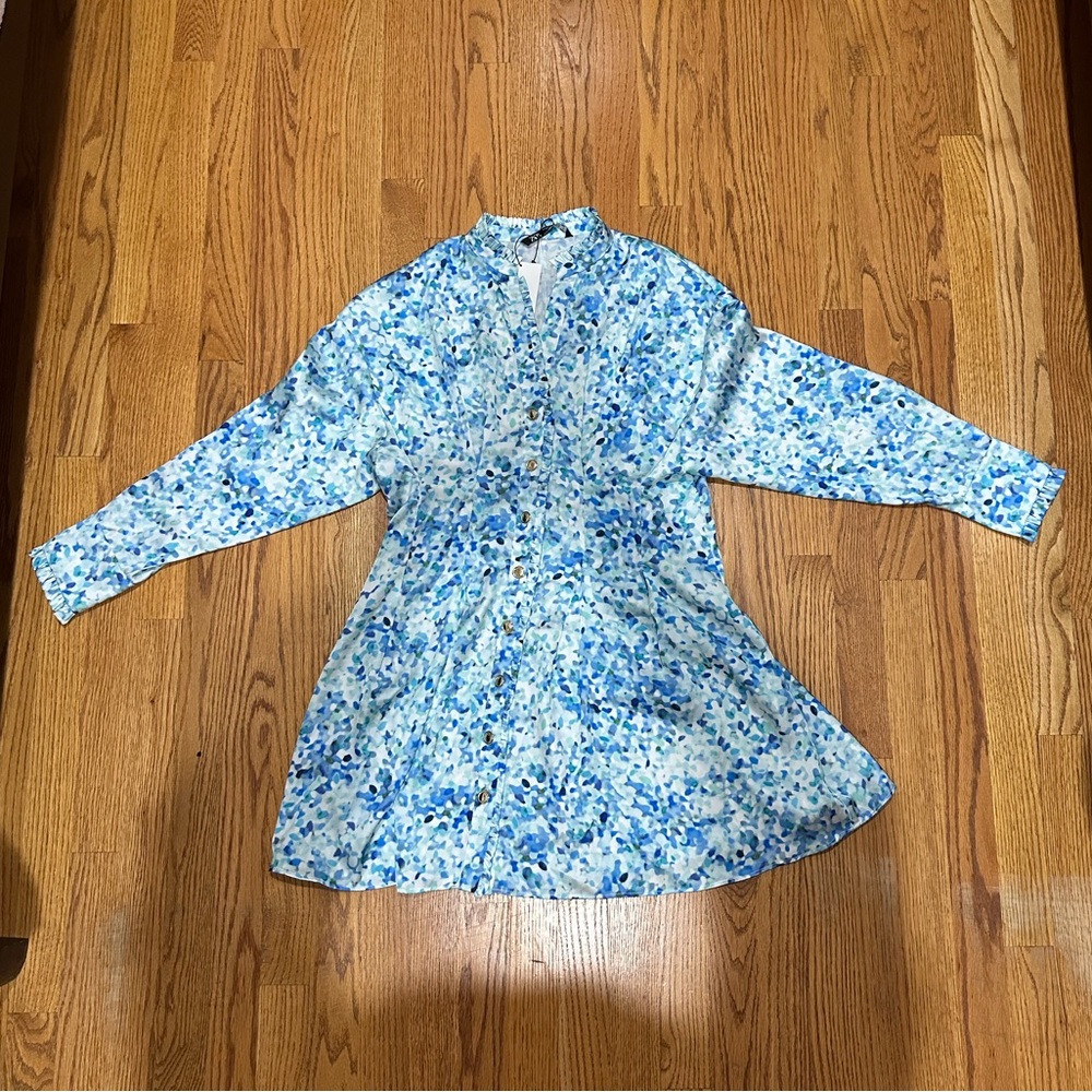 Zara blue dress